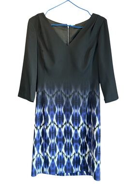 elie tahari blue dress Elie Tahari The Sienna Paisley Silk Dress